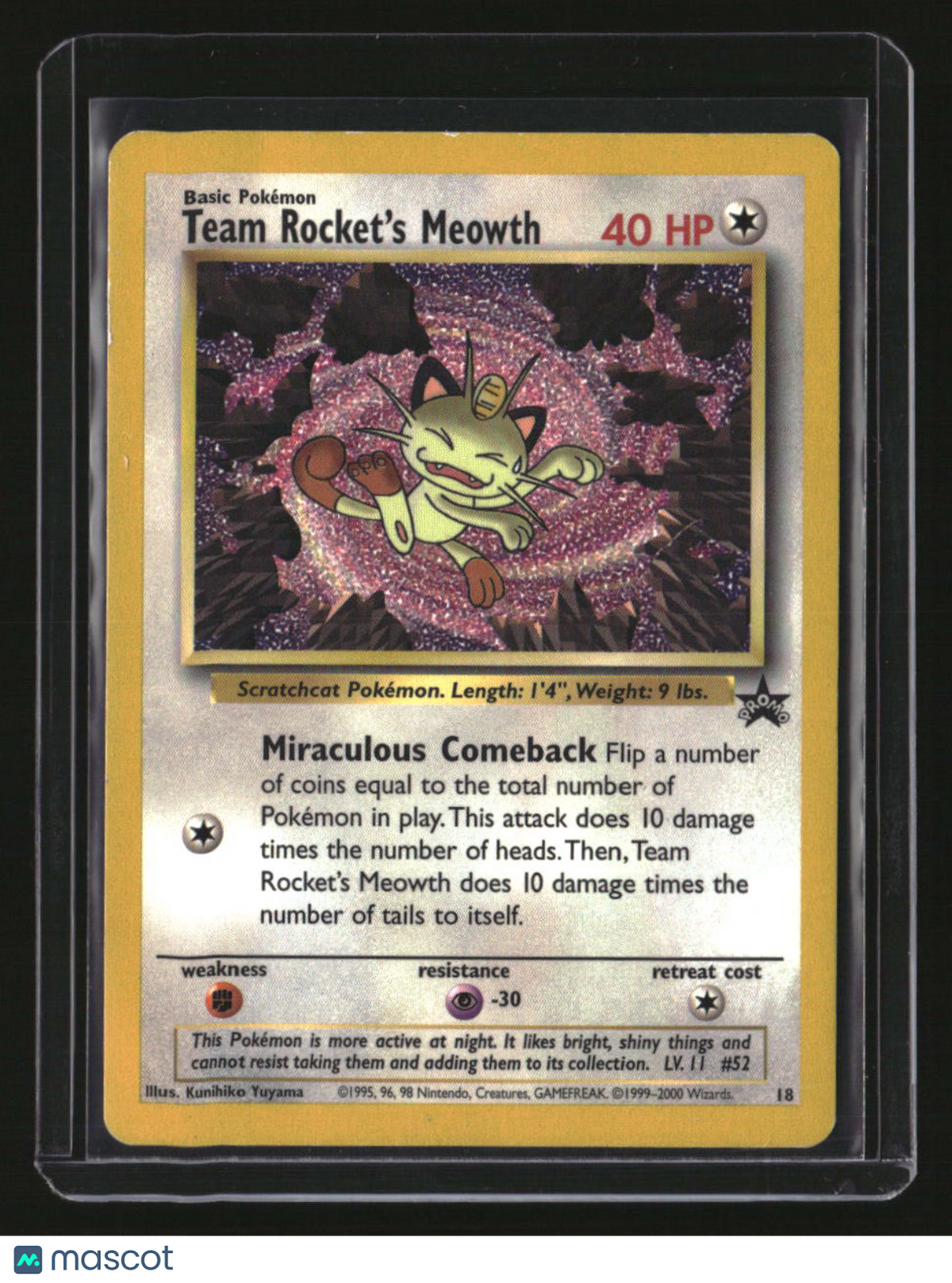 WoTC Promo Team Rocket's Meowth