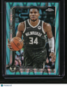 2025-26 Topps Chrome Giannis Antetokounmpo Aqua RayWave Refractor #/199
