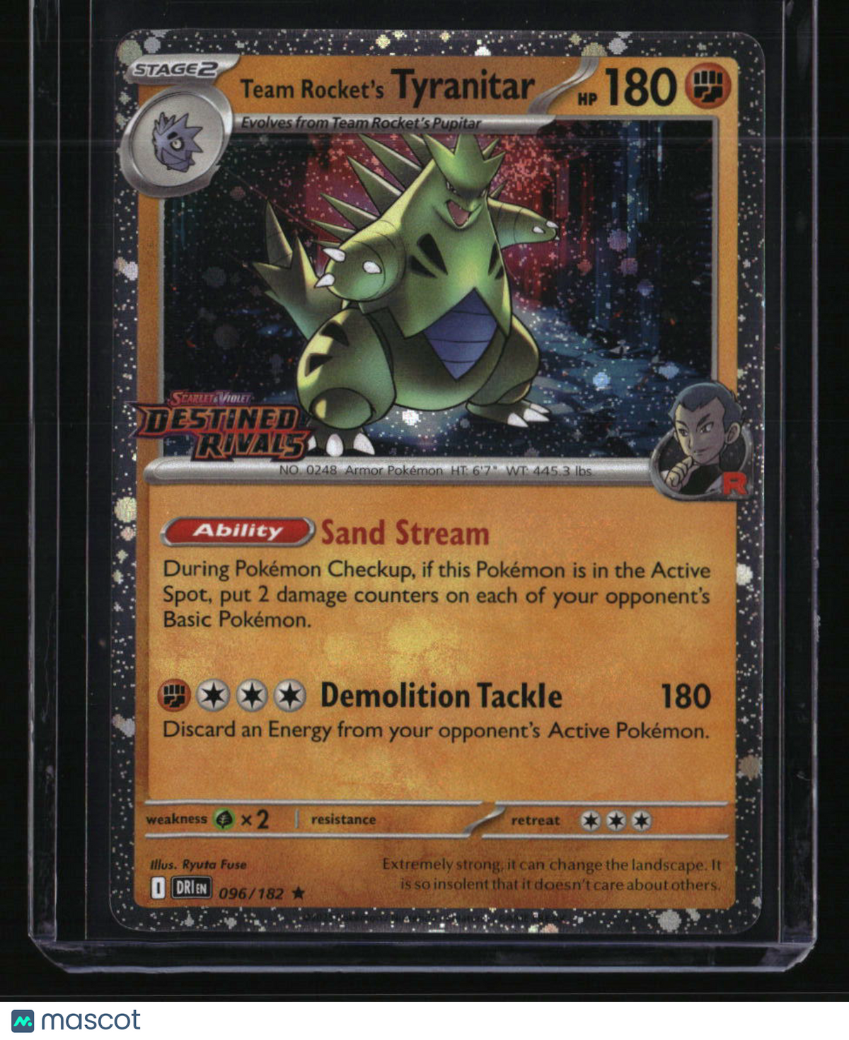 Miscellaneous Cards & Products Team Rocket's Tyranitar (Prerelease)