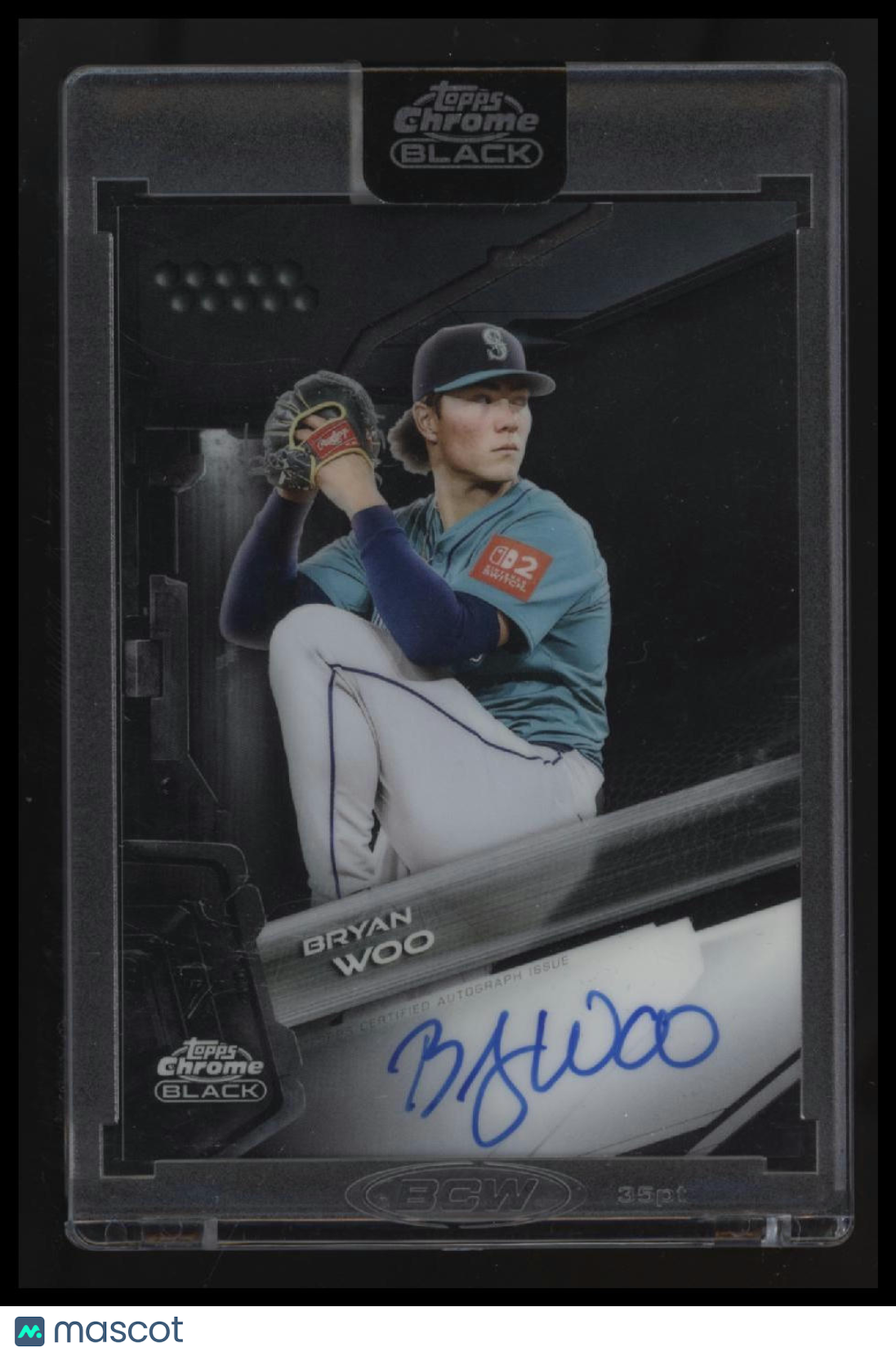 2026 Topps Chrome Black Bryan Woo Autographs