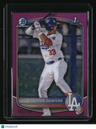 2025 Bowman Eduardo Quintero Chrome Prospects Fuchsia Refractor #/199