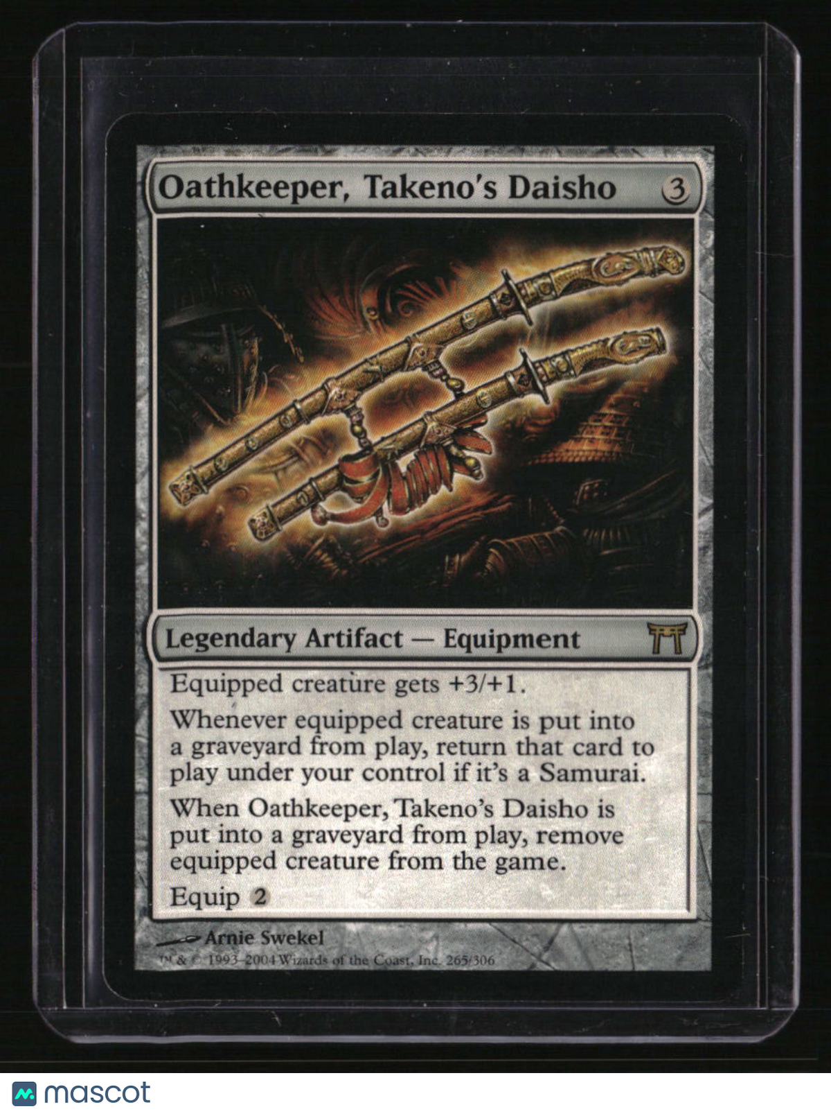 Champions of Kamigawa Oathkeeper, Takeno's Daisho