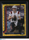 2025 Topps Chrome Drake Maye Yellow Wave Refractor #/275