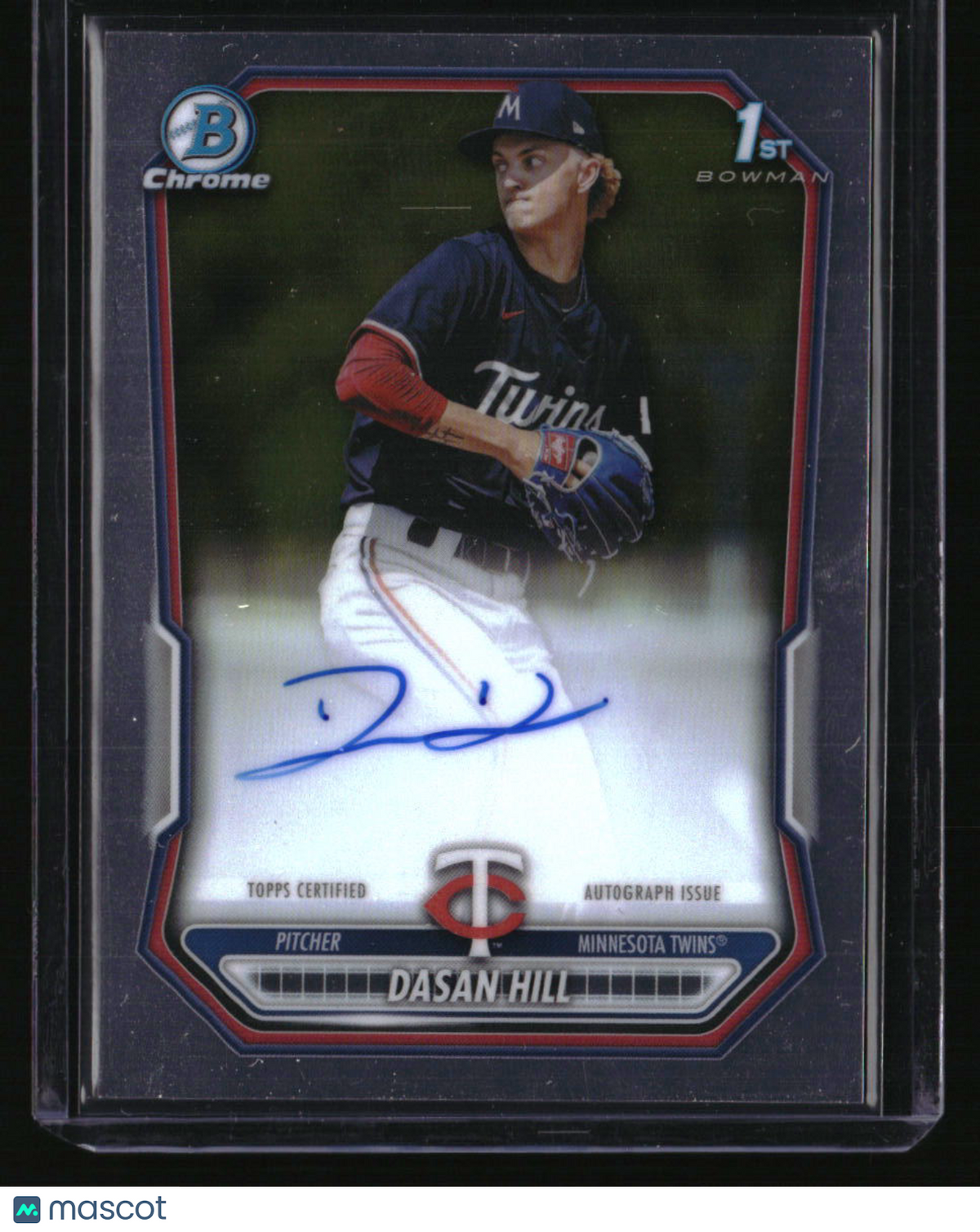 2026 Bowman Dasan Hill Chrome Prospect Autographs