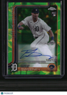 2025 Topps Chrome Update Trey Sweeney Rookie Lava Lamp Auto Green/Yellow #/125