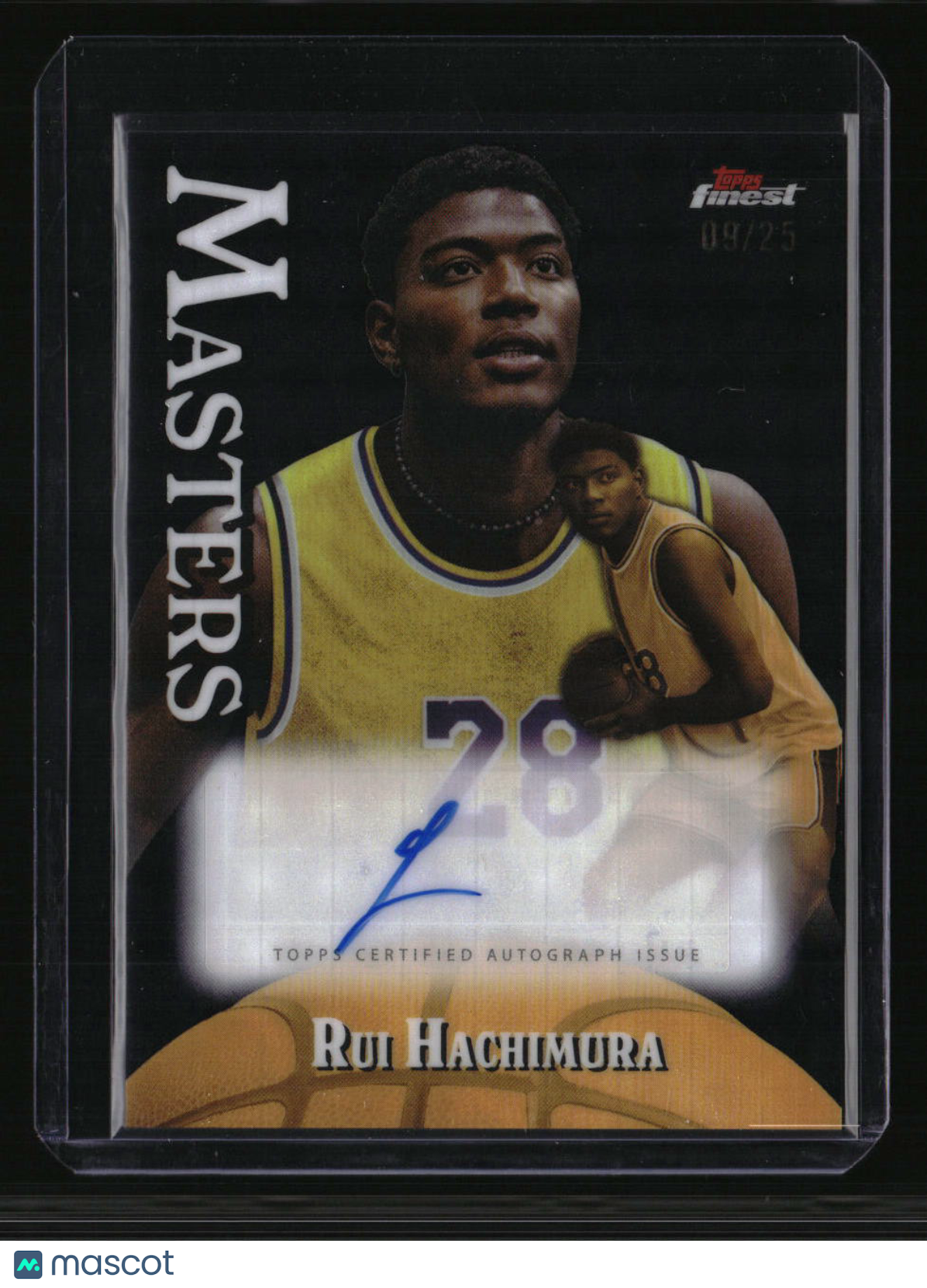 2024-25 Finest Rui Hachimura Masters Autographs Black Refractor #/25
