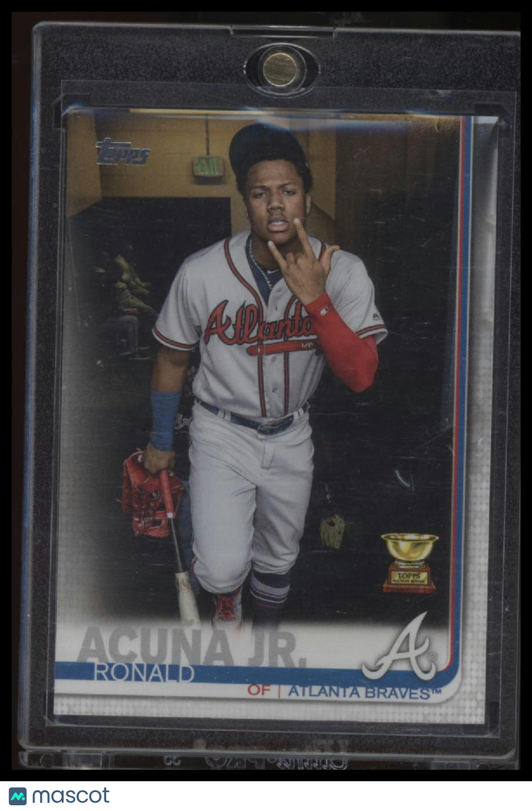 2019 Topps Ronald AcuÃ±a Jr. In dugout