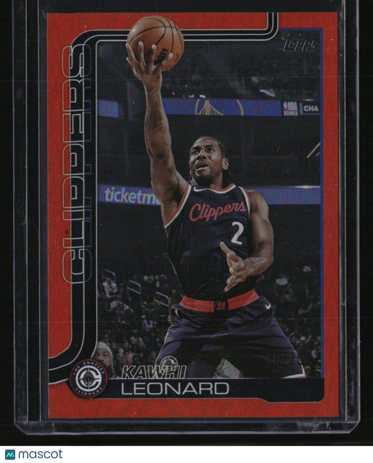2025-26 Topps Kawhi Leonard Orange Holo Foil #/25