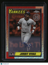 2025 Topps Update Jorbit Vivas 35th Anniversary Chrome Autographs Orange #/25
