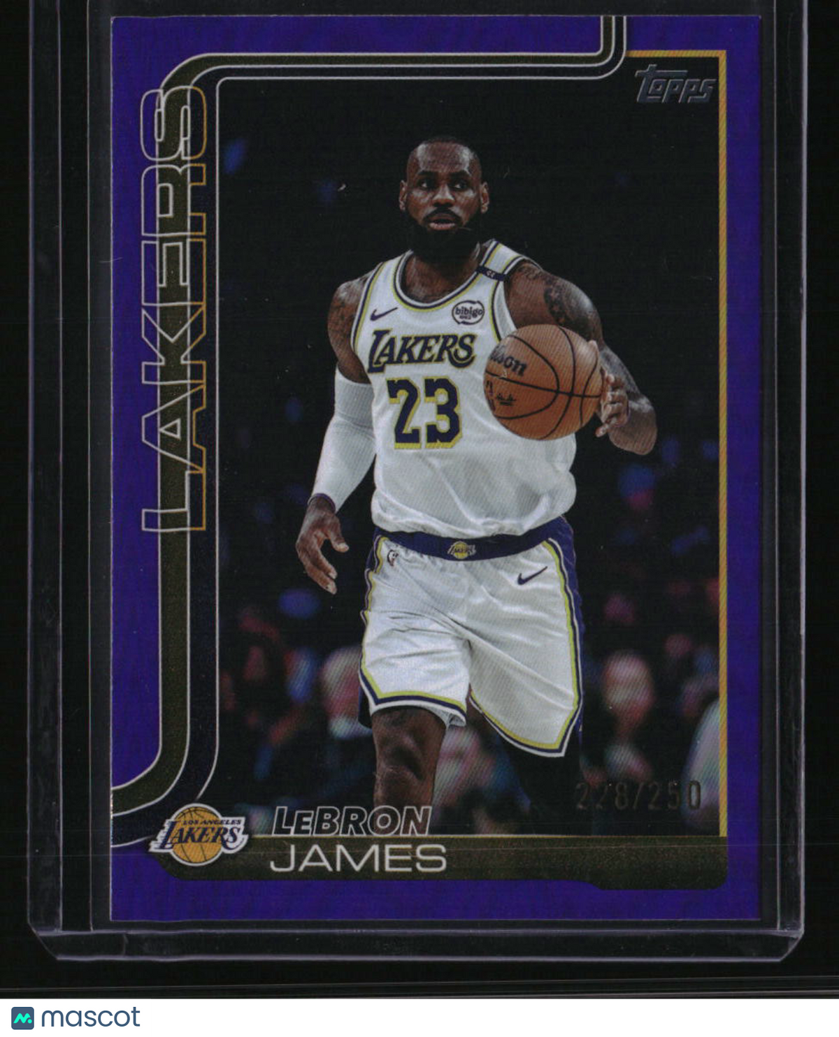 2025-26 Topps LeBron James Purple Holo Foil #/250