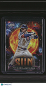 2025 Topps Chrome Cosmic Pete Crow-Armstrong Planetary Pursuit Sun