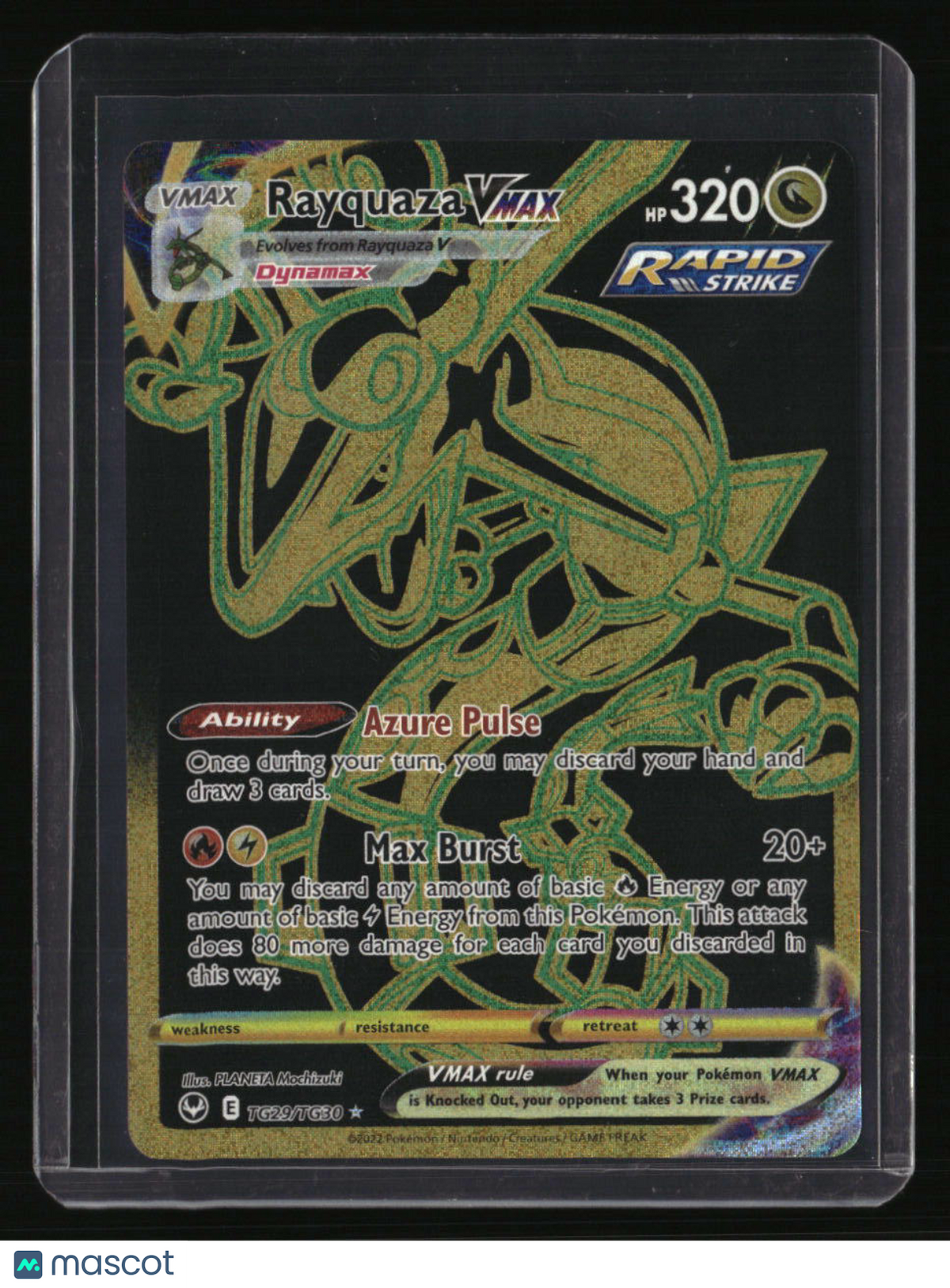 SWSH12: Silver Tempest Trainer Gallery Rayquaza VMAX (Secret)