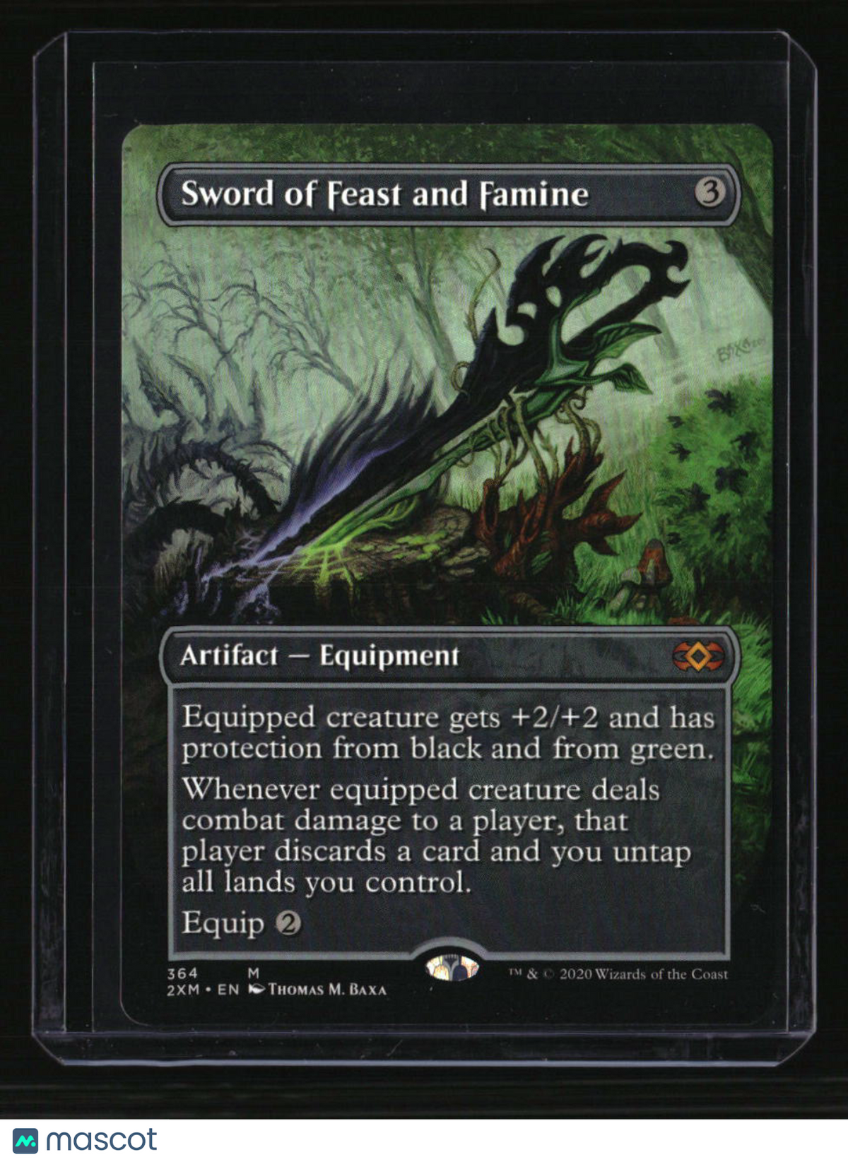 Double Masters Sword of Feast and Famine (Borderless)