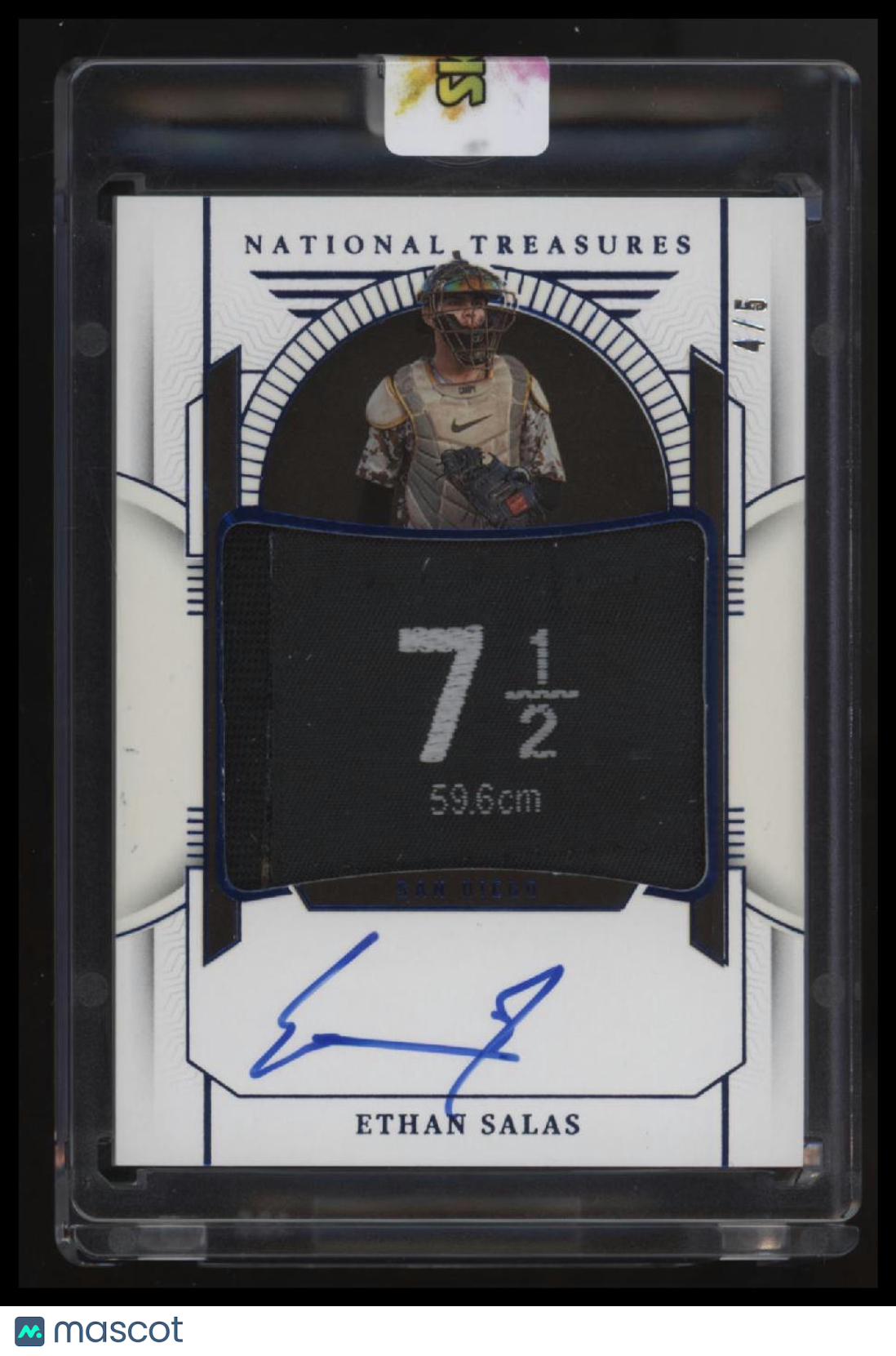 2024 Panini National Treasures Ethan Salas Prospect Material Signatures Tags #/5