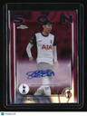 2024-25 Topps Chrome UEFA CC Heung-min Son Auto Magenta Lava Refractor #/75