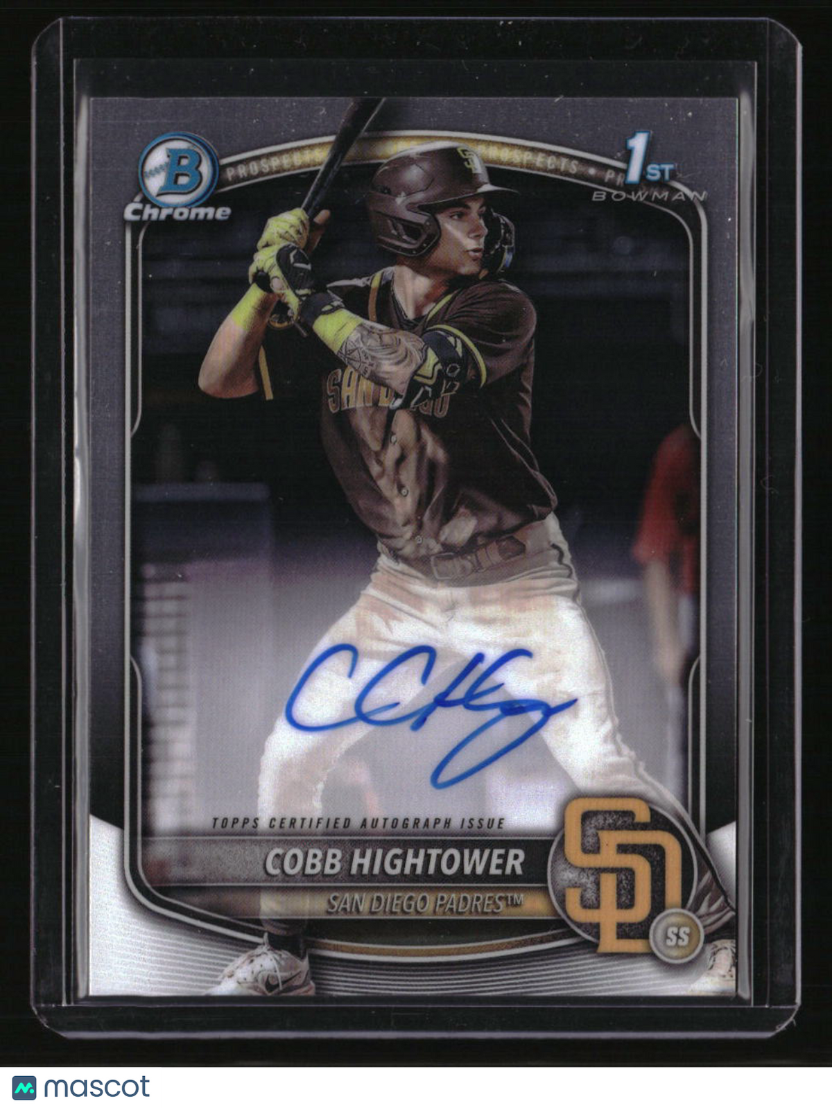 2025 Bowman Cobb Hightower Chrome Prospects Autographs