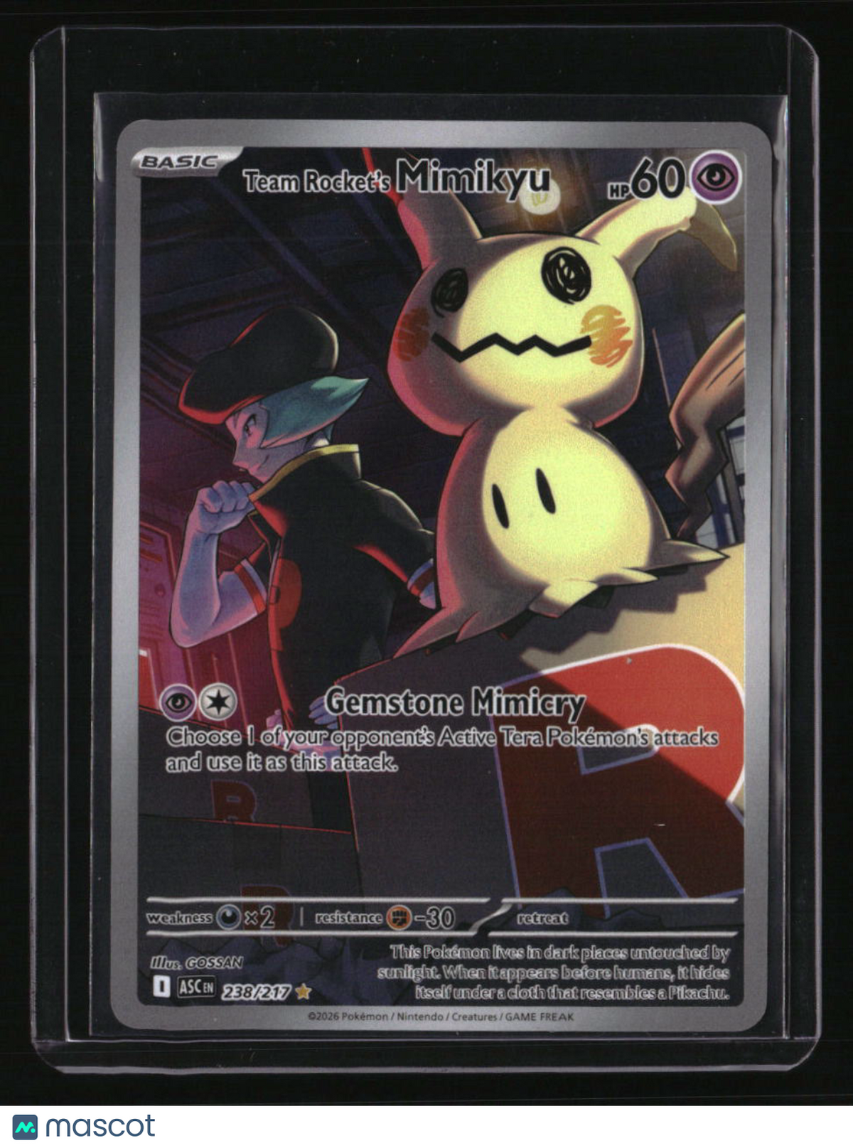 ME: Ascended Heroes Team Rocket's Mimikyu