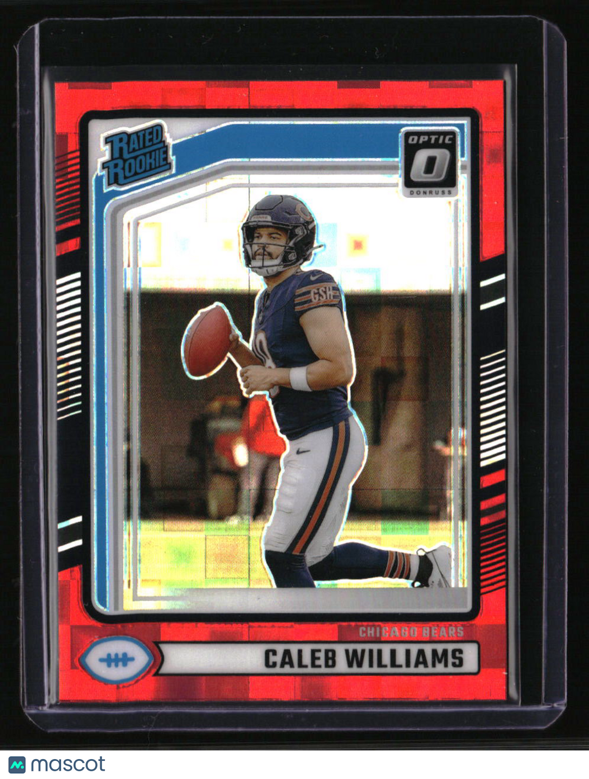 2024 Donruss Caleb Williams Optic Rated Rookies Preview Red Pandora