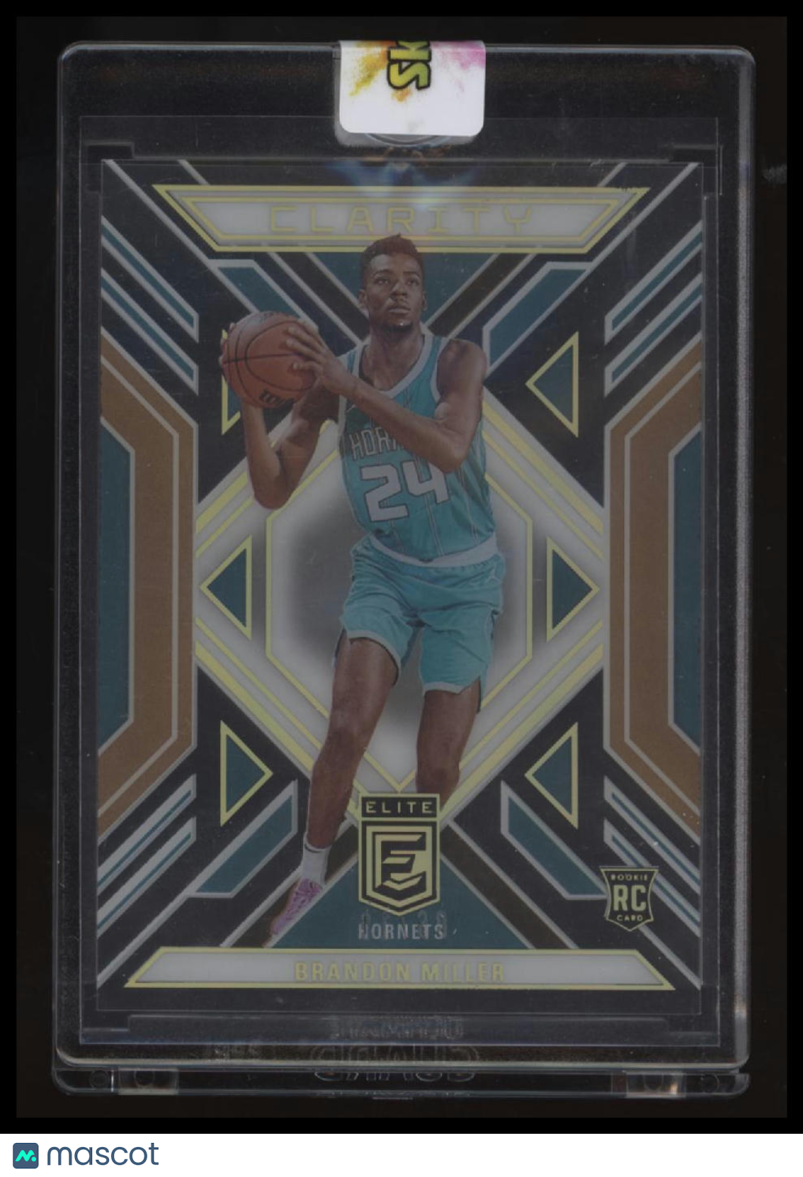 2023-24 Donruss Elite Brandon Miller Clarity Gold #/10