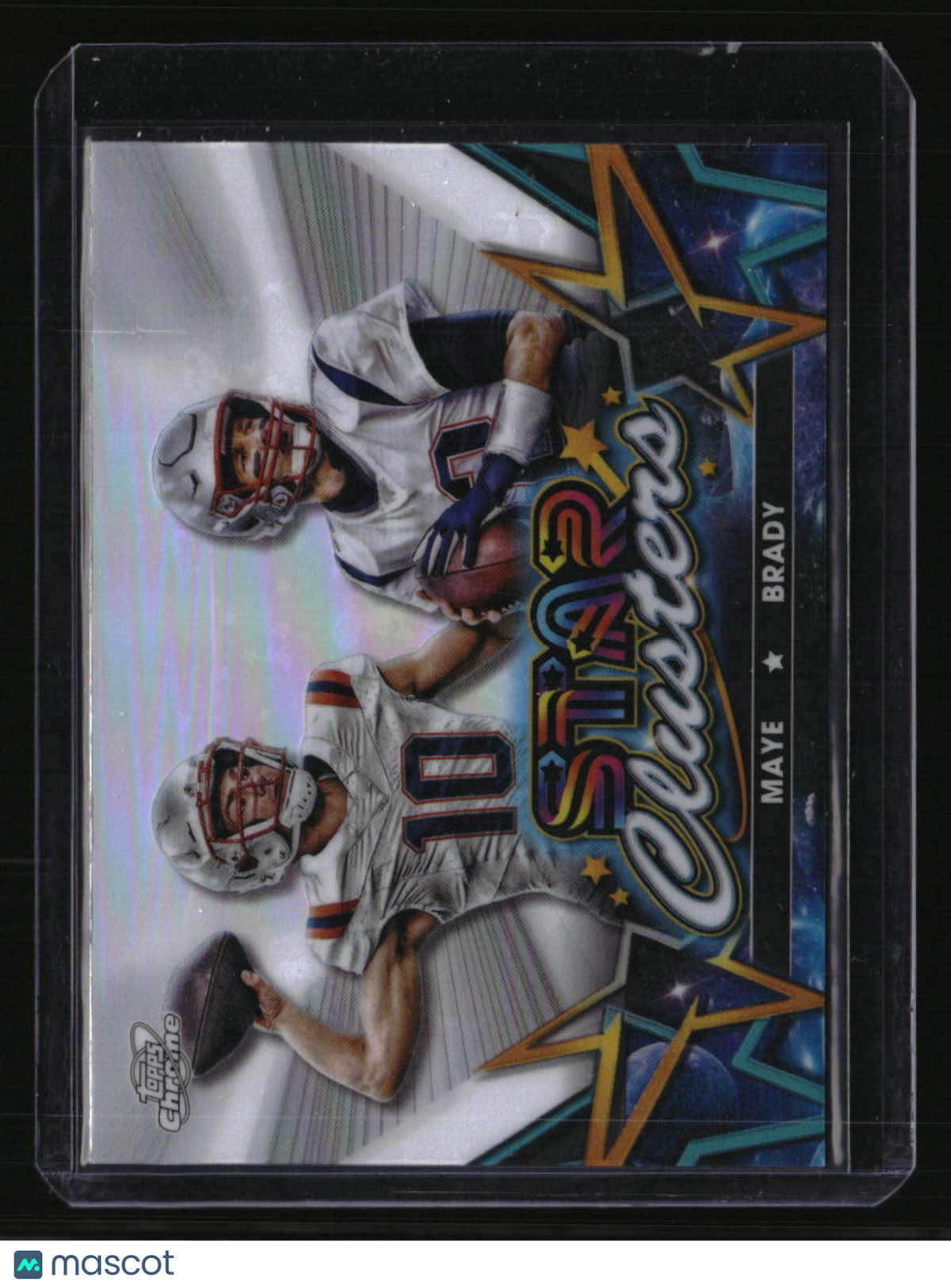 2024 Topps Chrome Cosmic Tom Brady / Drake Maye Star Clusters