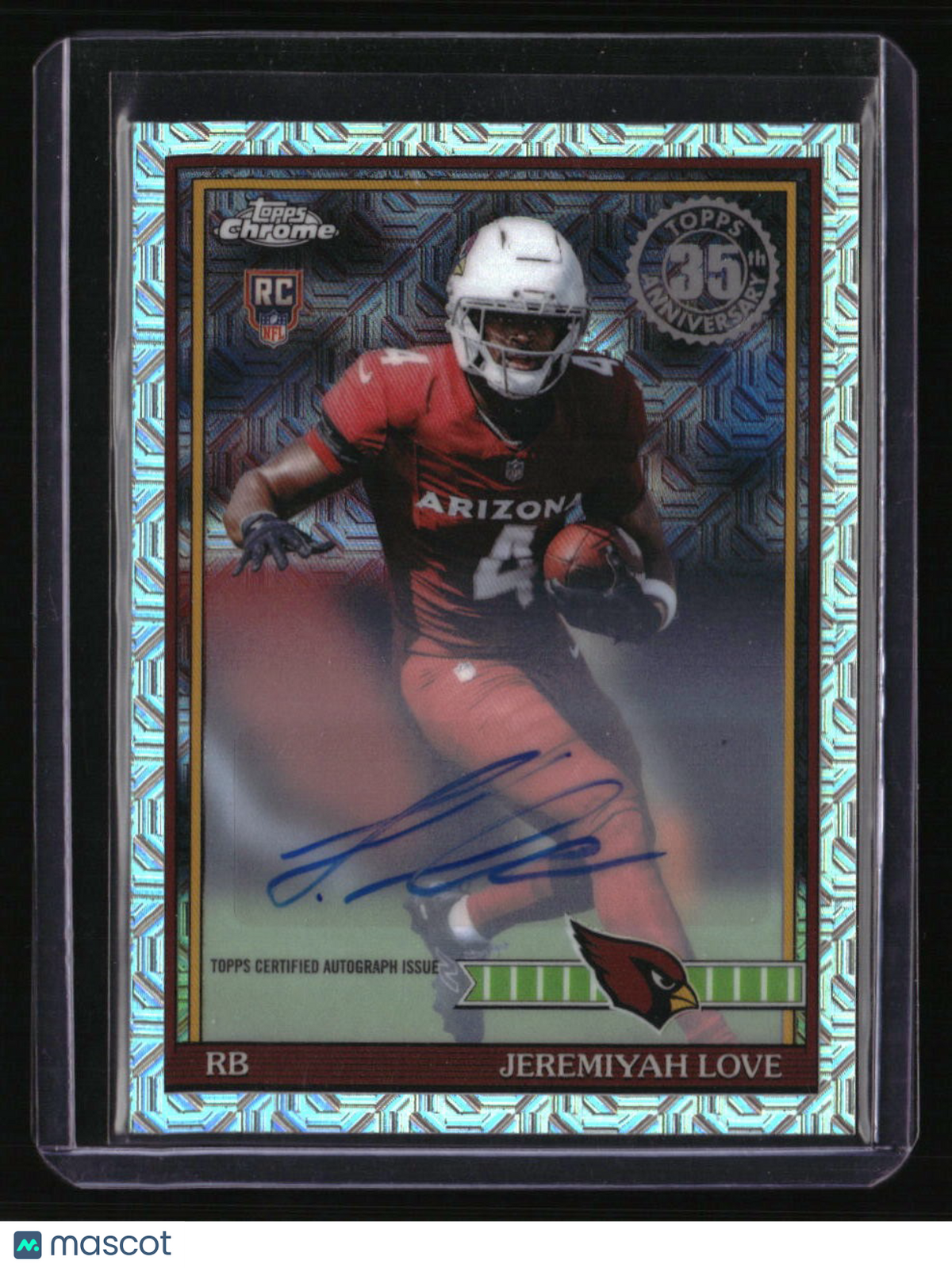 2026 Topps Flagship Jeremiyah Love 35th Anniversary Rookies Chrome Autographs
