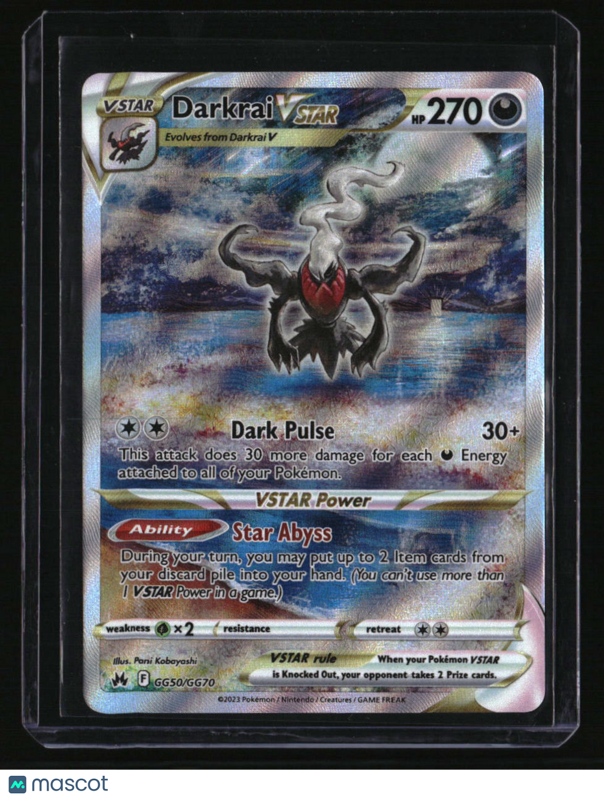 SWSH: Crown Zenith: Galarian Gallery Darkrai VSTAR