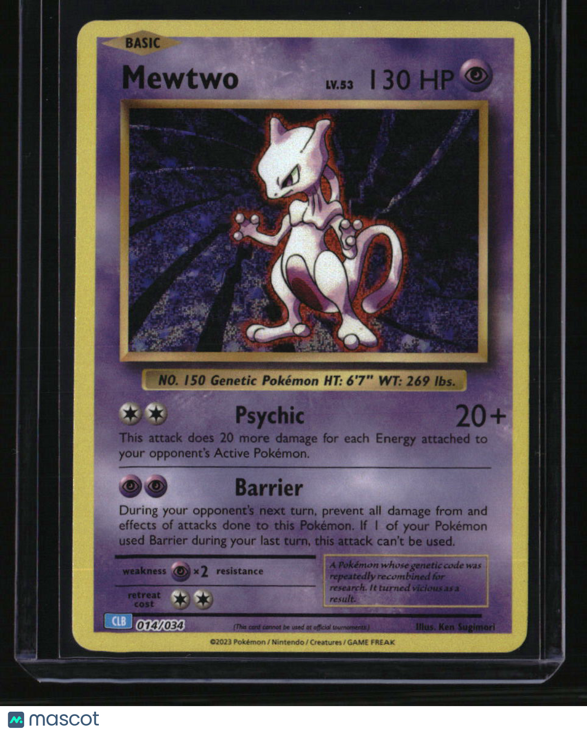Trading Card Game Classic Mewtwo