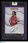2023/24 Topps Arsenal Forever Robert Pires Auto #/15 Purple