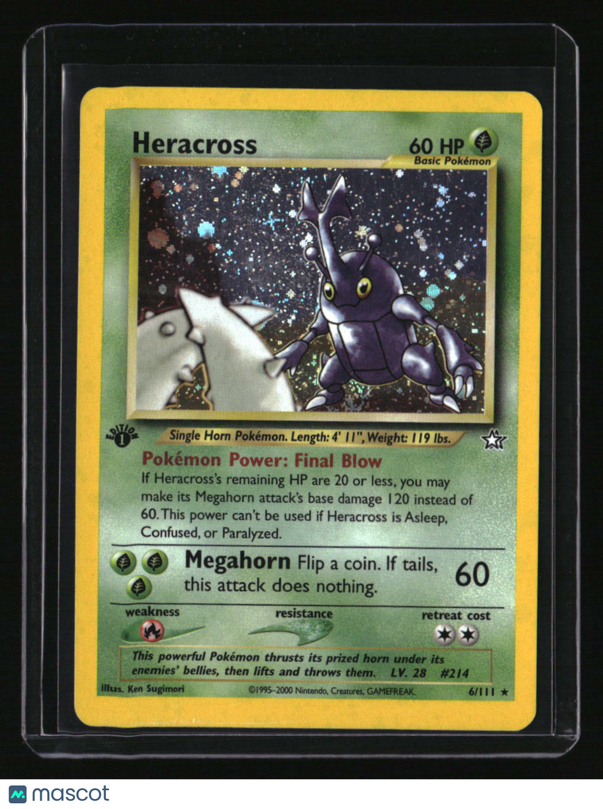 1st Edition Neo Genesis Heracross