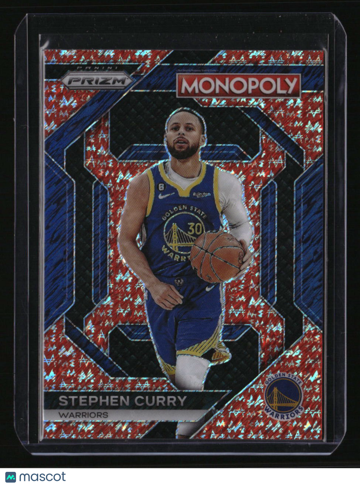 2023-24 Prizm Monopoly Stephen Curry All-Star Red Millionaire Shimmer #/100
