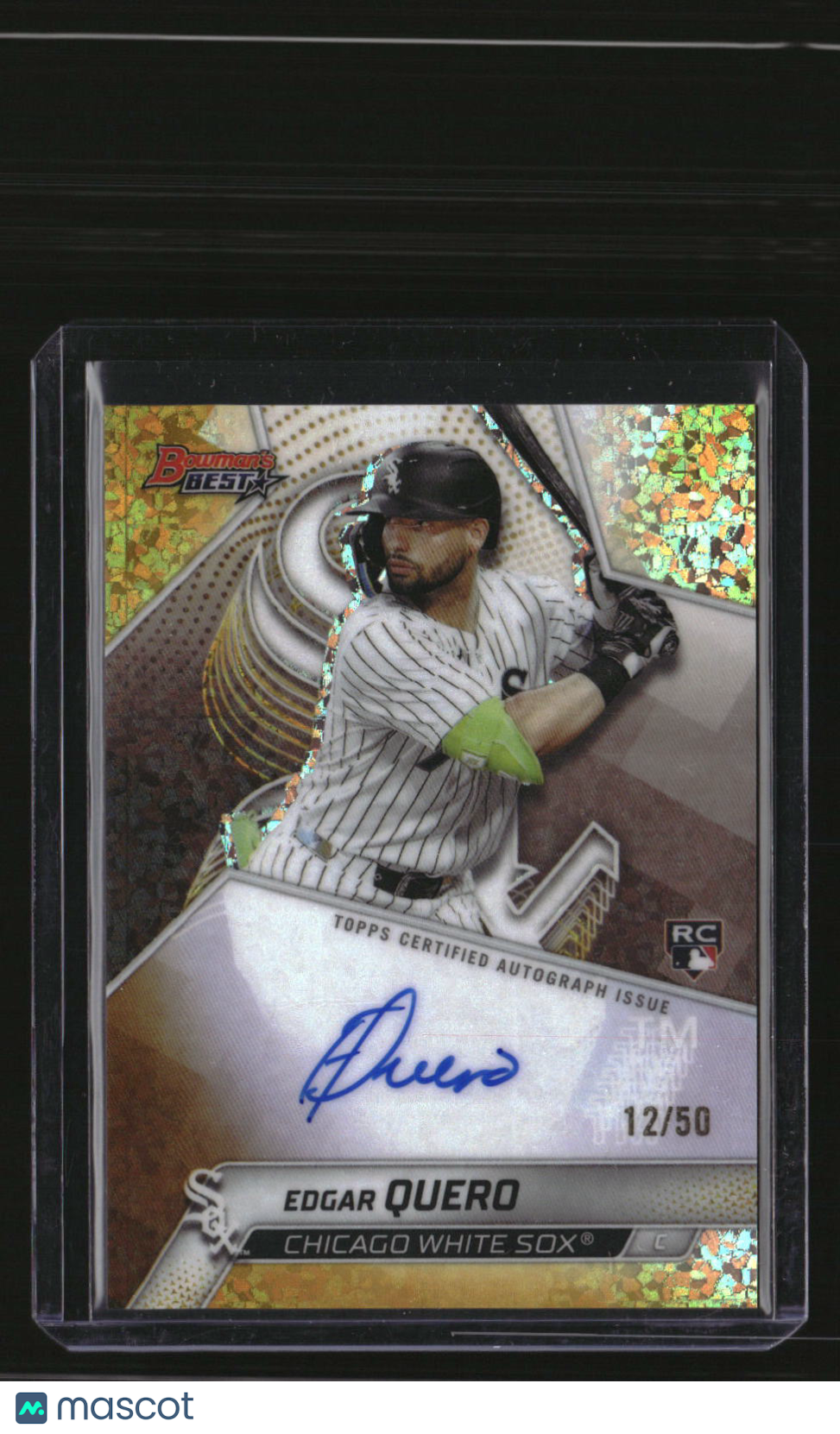 2025 Bowman's Best Edgar Quero Auto Gold Mini-Diamond Refractors #/50