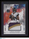 2025 Panini Impeccable Lamar Jackson Extravagance Patches #/49