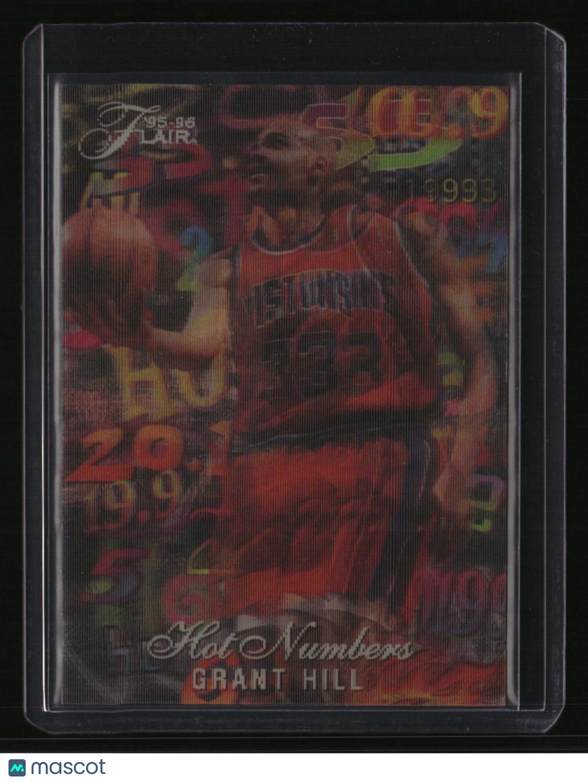 1995-96 Flair Grant Hill Hot Numbers