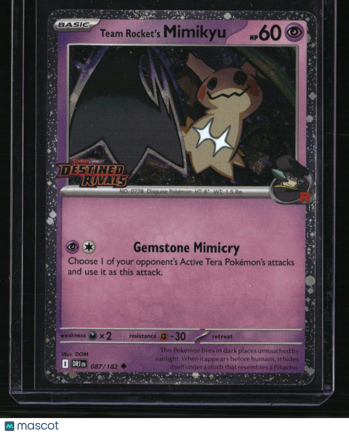 Miscellaneous Cards & Products Team Rocket's Mimikyu (Prerelease)