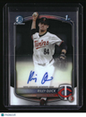 2025 Bowman Draft Riley Quick Chrome Prospect Autographs