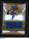 2025 Topps Pro Debut Jeral Perez Pro Debut Jumbo Relic Autographs Gold #/50