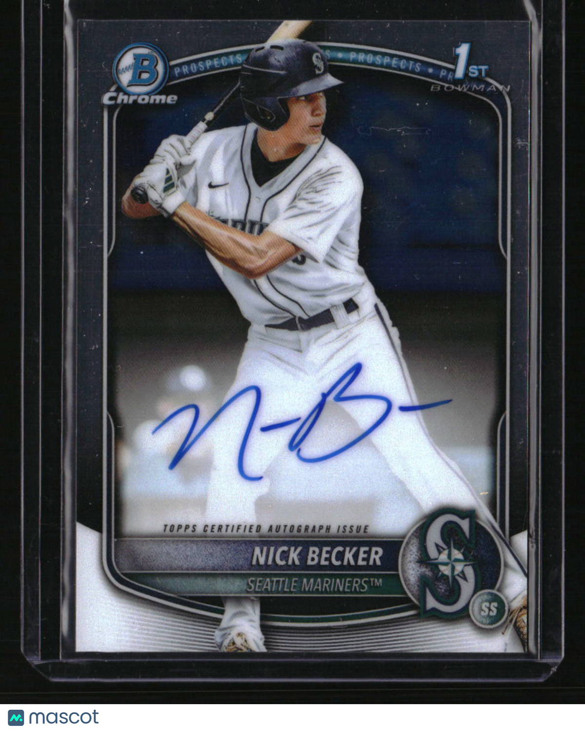 2025 Bowman Draft Nick Becker Chrome Prospect Autographs