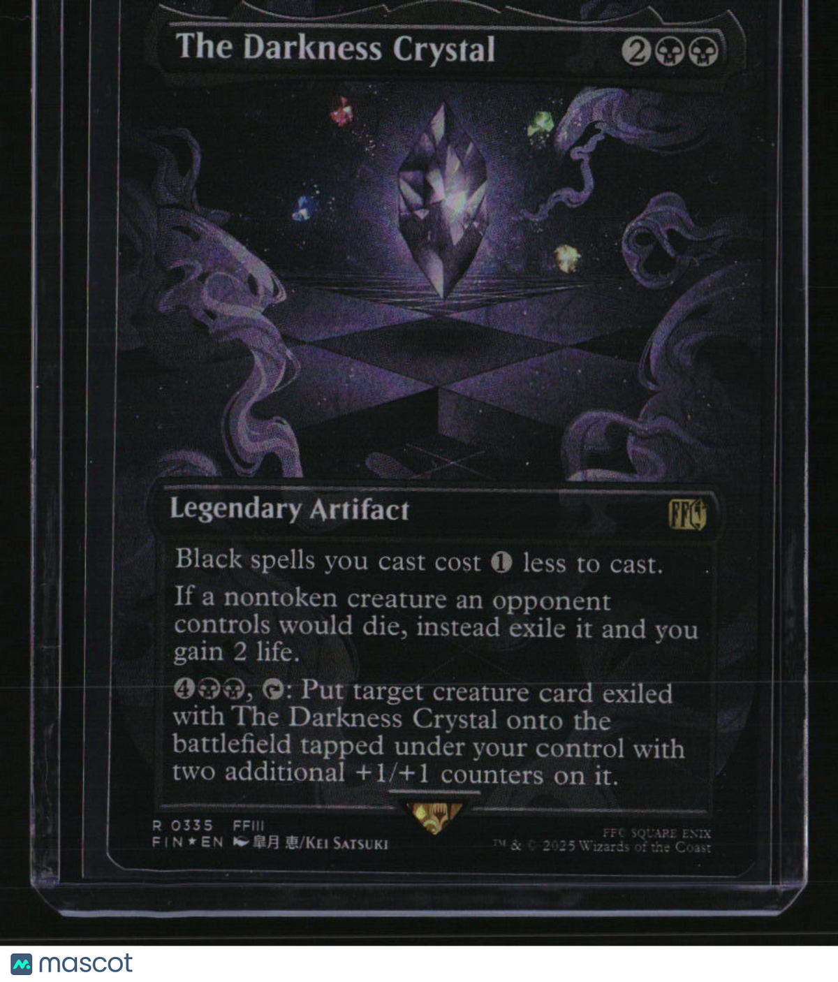 FINAL FANTASY The Darkness Crystal (Borderless) Foil