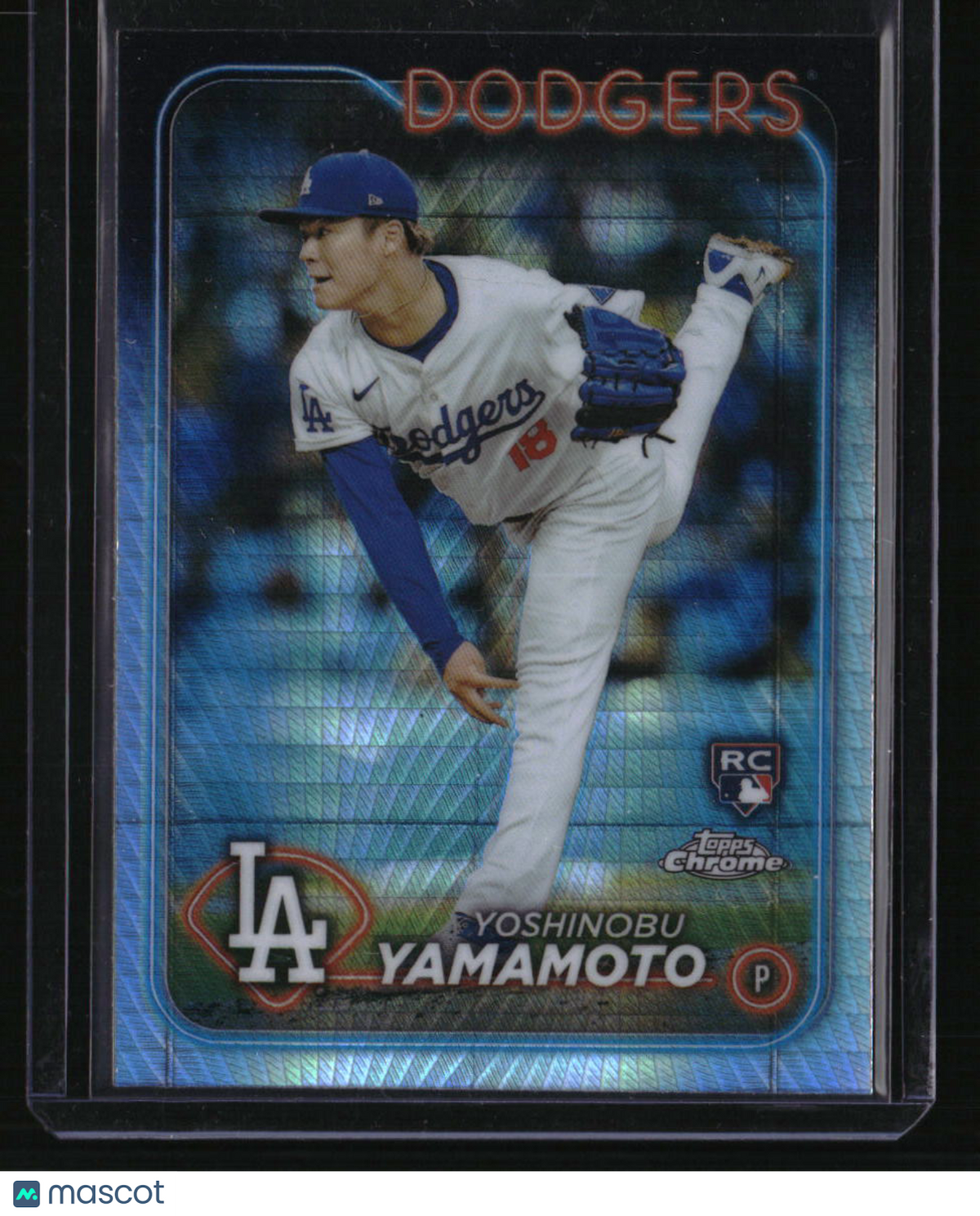2024 Topps Chrome Yoshinobu Yamamoto Prism Refractors