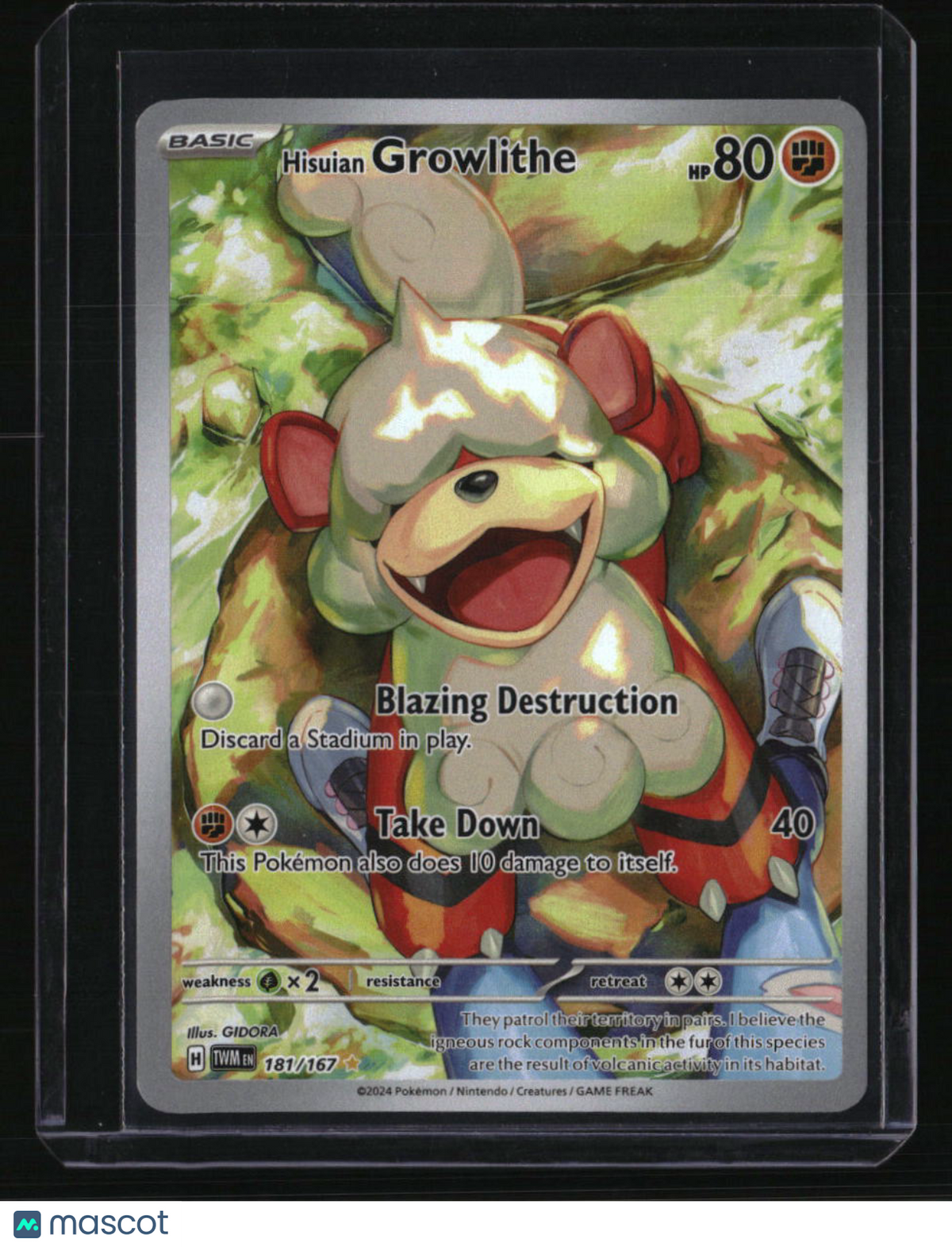 SV06: Twilight Masquerade Hisuian Growlithe
