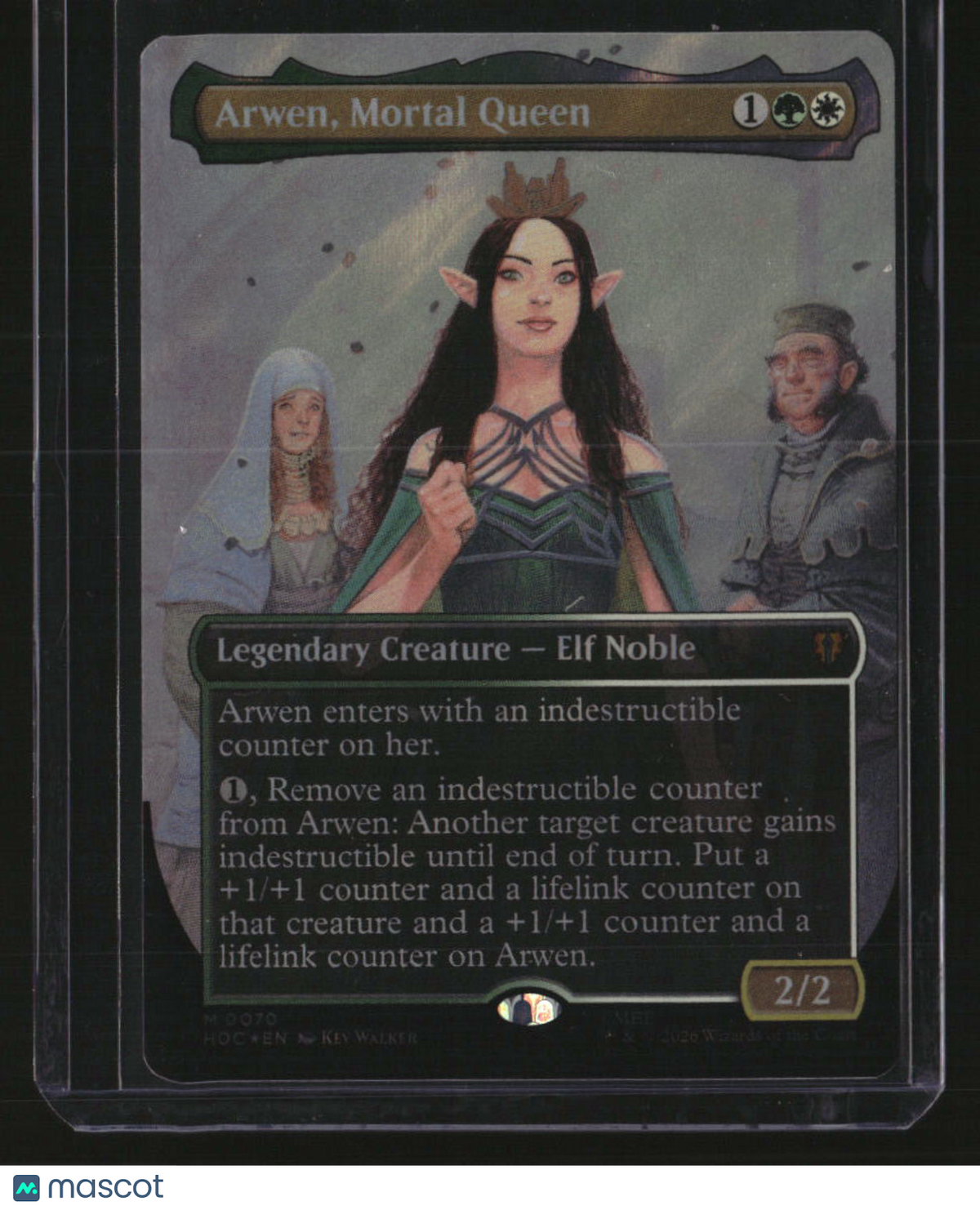 The Hobbit: Eternal-Legal Arwen, Mortal Queen (Borderless) (Surge Foil)