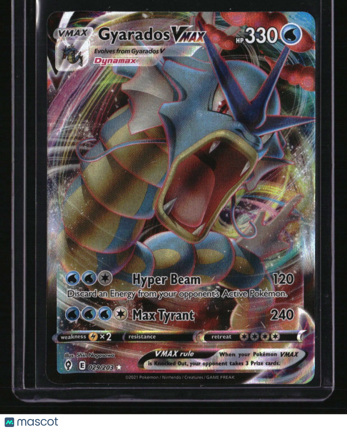 SWSH07: Evolving Skies Gyarados VMAX