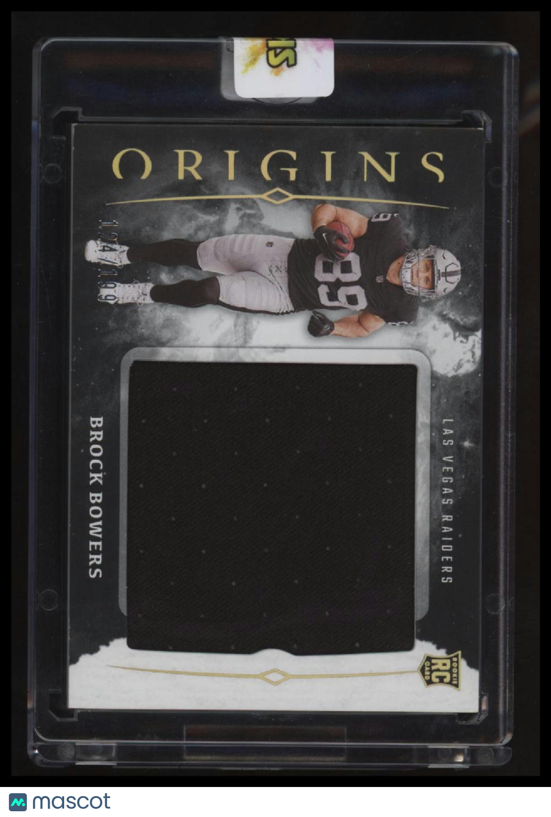 2024 Panini Origins Brock Bowers Rookie Jumbo Jerseys #/199