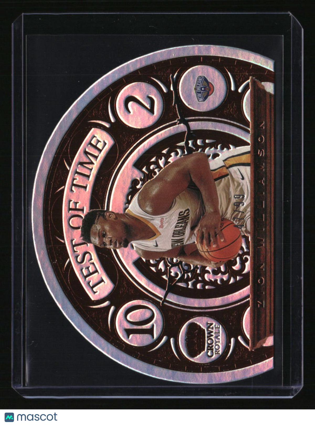 2020-21 Panini Crown Royale Zion Williamson Test of Time #/99