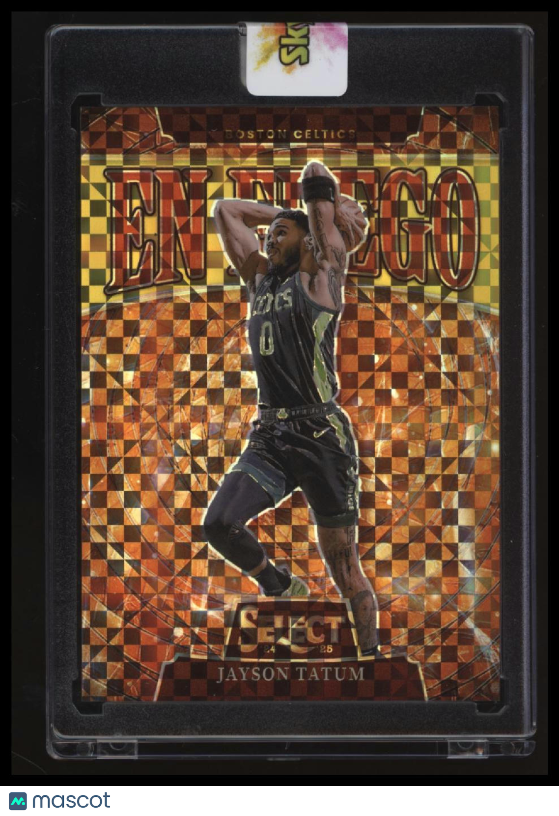 2024-25 Panini Select Jayson Tatum En Fuego Gold Prizm #/10