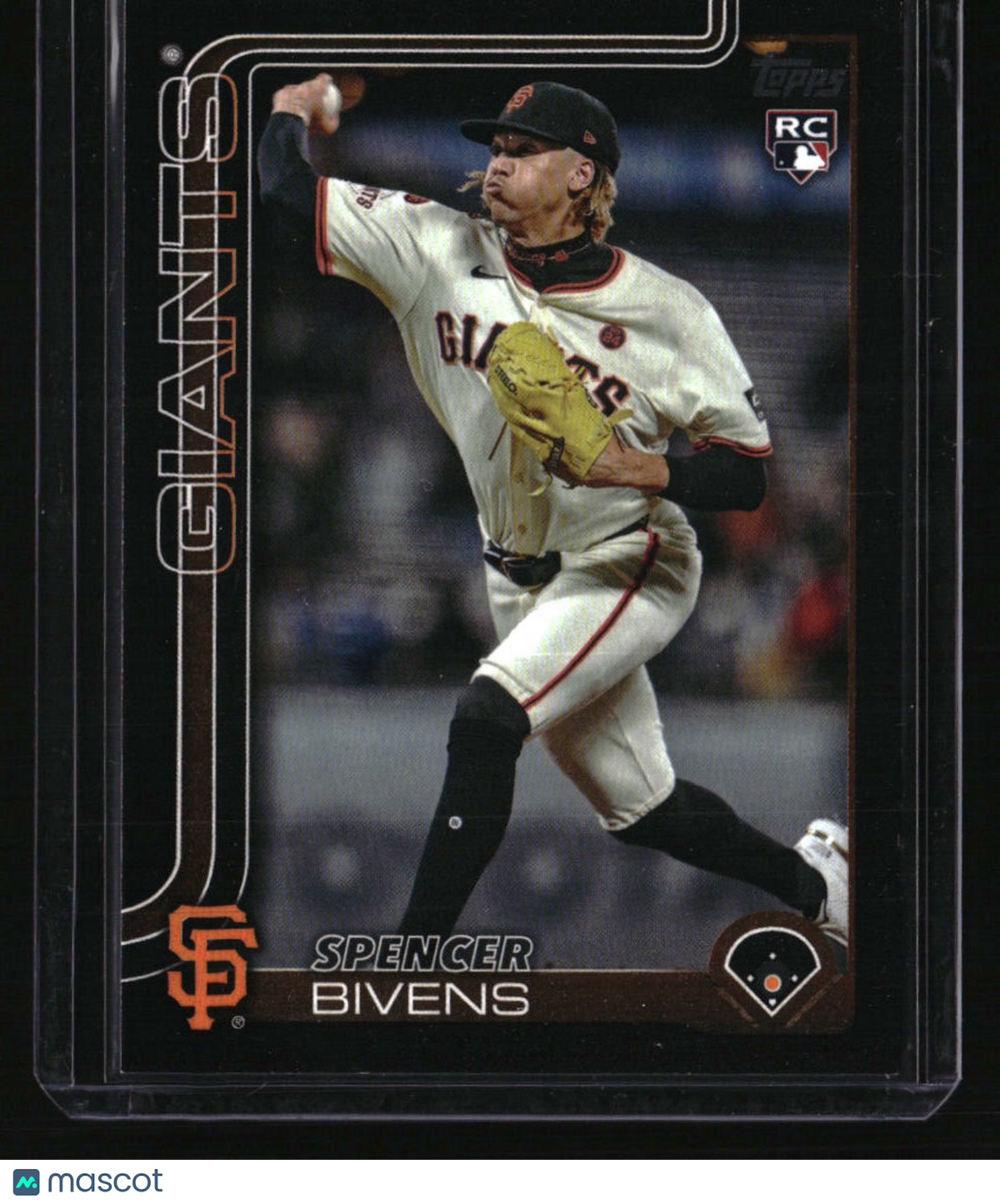 2025 Topps Spencer Bivens Black #/74