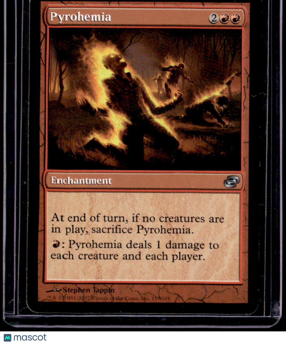 Planar Chaos Pyrohemia