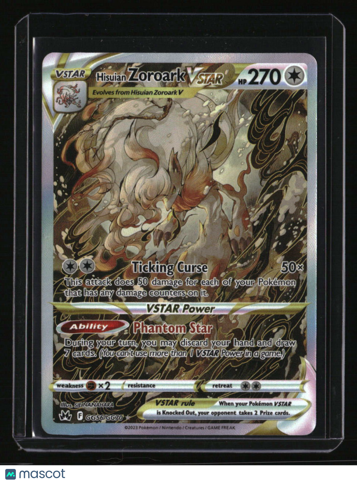 SWSH: Crown Zenith: Galarian Gallery Hisuian Zoroark VSTAR
