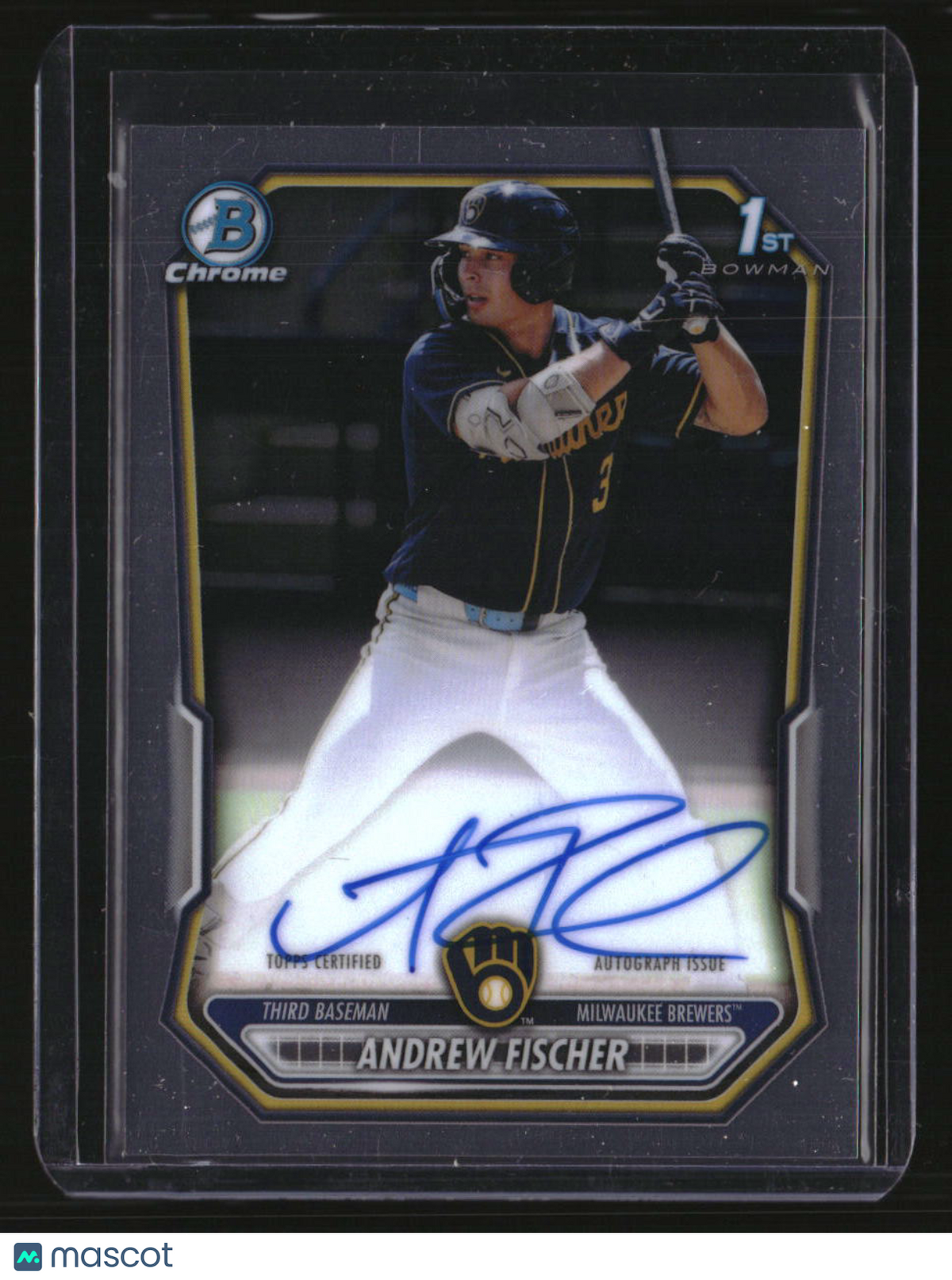 2026 Bowman Andrew Fischer Chrome Prospect Autographs