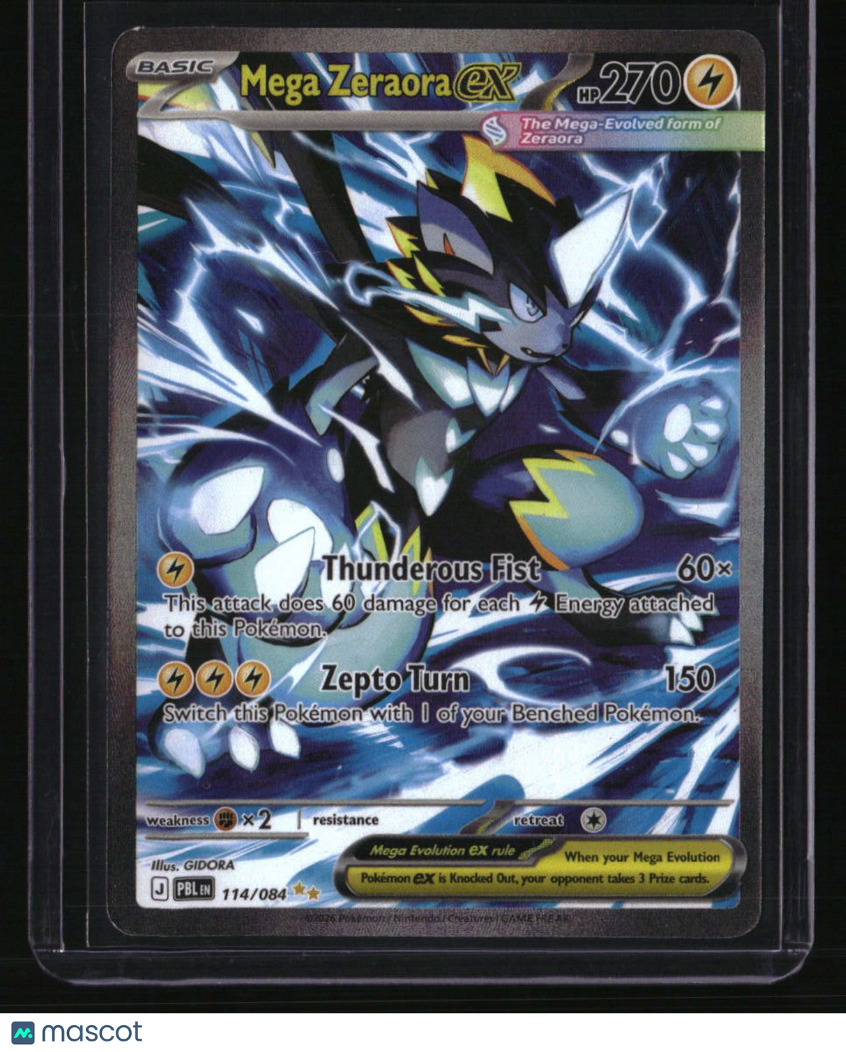 ME05: Pitch Black Mega Zeraora ex